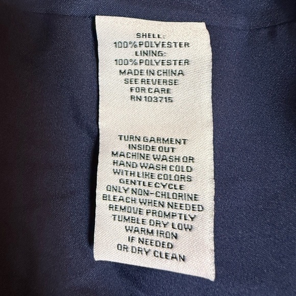 Nanette Lepore Blue and White Puff Sleeve Sundress/size 14 - Picture 13 of 13